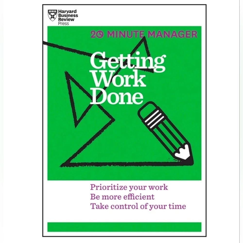 ☔️🔹️Getting Work Done Paperback Book